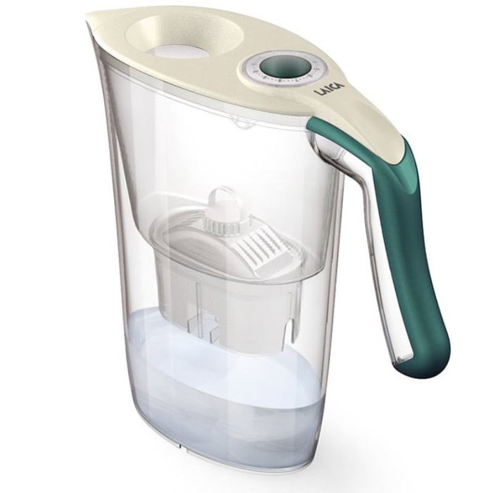 Laica Pack Jarra Filtrante Carmen Tosca 2.3L Verde Oscuro con 1 Filtro BI-FLUX Laica Pack Jarra Filtrante Carmen Tosca 2.3L Verde Oscuro con 1 Filtro BI-FLUX